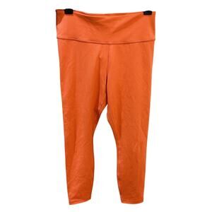 Athleta Elation 7/8 Orange Tights size M